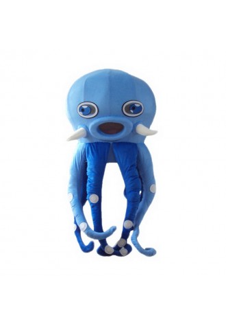 Blue Octopus Mascot Costume Free Shipping