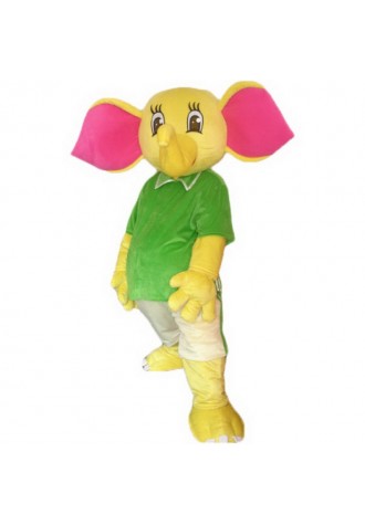 Yellow Elephant Mascot Costume Free Shipping