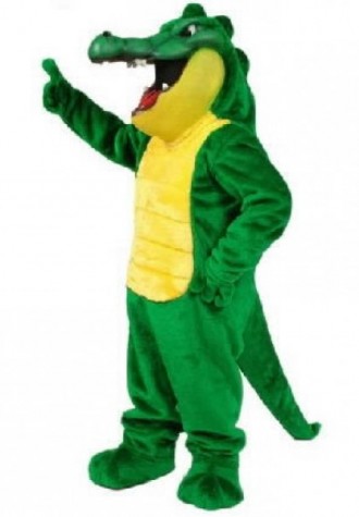 Crunch Gator Mascot Costume Free Shipping
