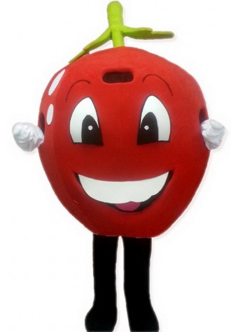 Red Apple Smile Mascot Costume Free Shipping