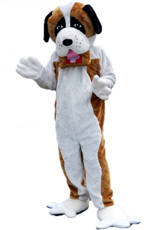 St. Bernard Dog Doctor Dog Mascot Costume