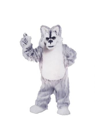 Deluxe Huskey Mascot Costume Free Shipping