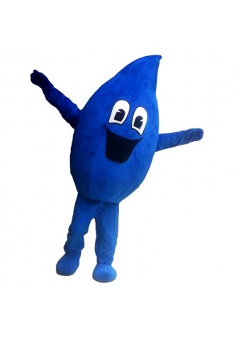  Blue Water Droplets Mascot Costume Free Shipping
