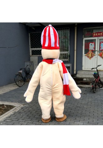 Cute Snowman Mascot Costume For Chirstmas