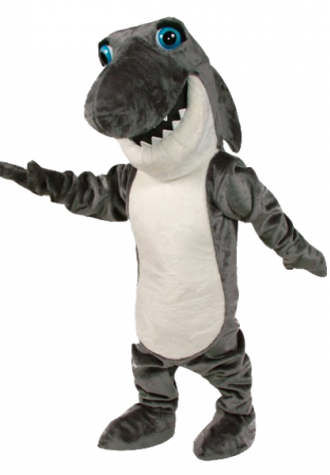 Johnny Jaws Mascot Costume Free Shipping