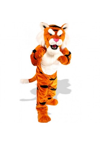 Power Tiger Mascot Costume Free Shipping