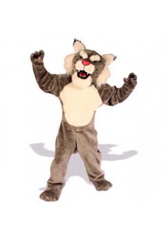Power Cat Wildcat Mascot Costume Free Shipping