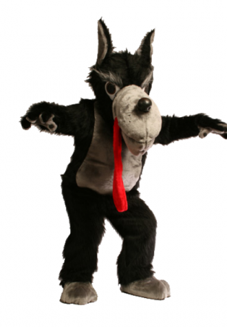 Cute Wolf Mascot Costume Free Shipping
