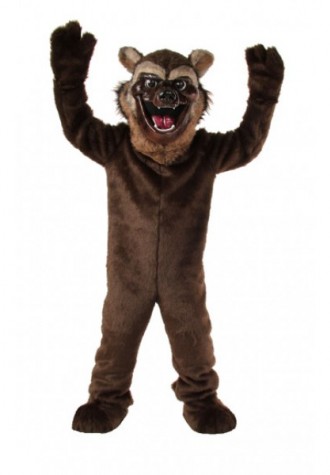 Wolverine Mascot Costume Free Shipping
