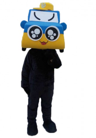Taxi Car Mascot Costume Free Shipping