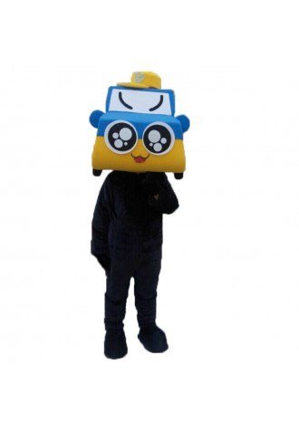 Taxi Car Mascot Costume Free Shipping