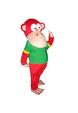Red Monkey Mascot Costumes Free Shipping