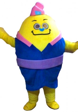 Yellow Monster Mascot Costumes Free Shipping