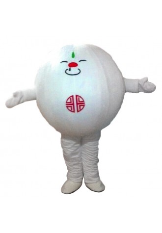 White Lantern Festival Mascot Costumes Free Shipping