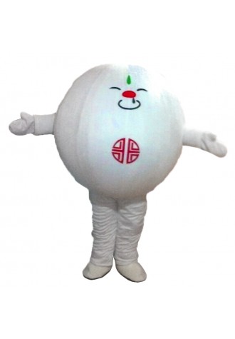 White Lantern Festival Mascot Costumes Free Shipping