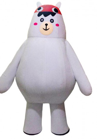 White Big Bear Mascot Costumes Free Shipping
