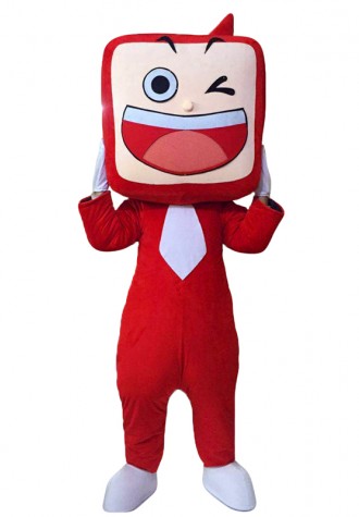 TV Set Mascot Costumes Free Shipping