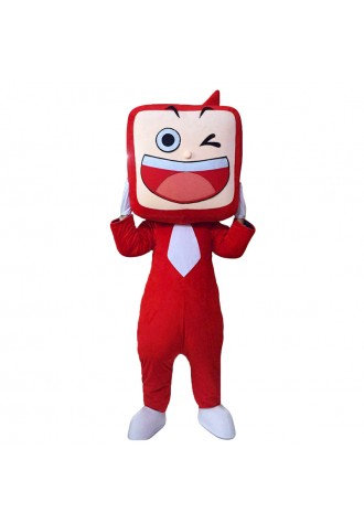 TV Set Mascot Costumes Free Shipping