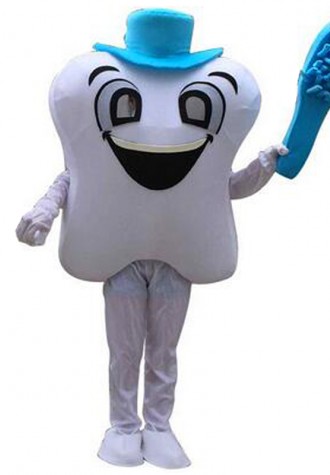 Teeth and Toothbrushes Mascot Costumes