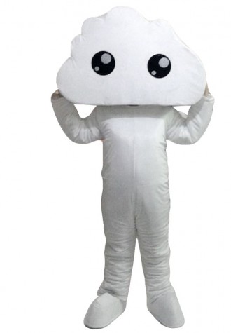 White Cloud Mascot Costumes Free Shipping