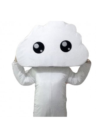White Cloud Mascot Costumes Free Shipping