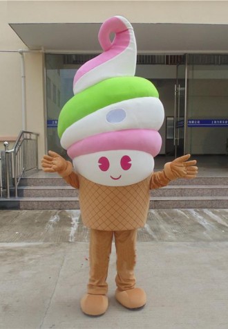 Ice Cream Delicious Carton Cone Mascot Costumes